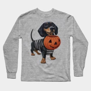 Happy Halloweenie Long Sleeve T-Shirt